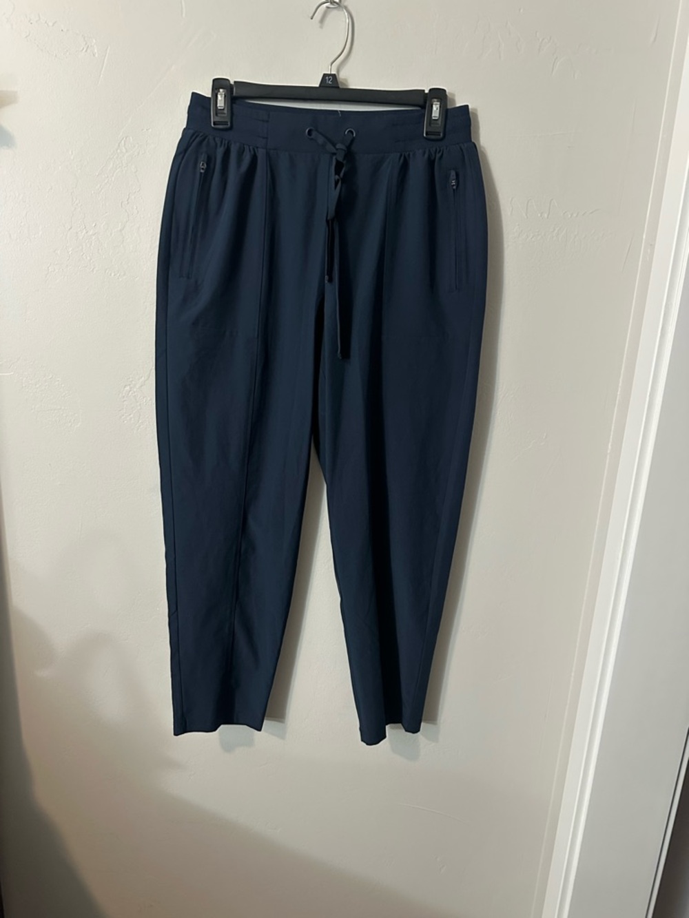 Lou & Grey Navy Drawstring Tapered Joggers